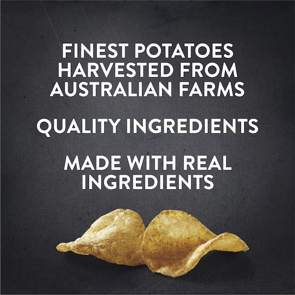 Red Rock Deli Potato Chips Sea Salt & Balsamic Vinegar 165g (EXCLUSIVE)