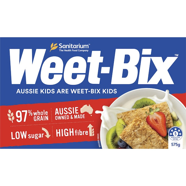 Sanitarium Weet-Bix Original Breakfast Cereal Large pack 575g (EXCLUSIVE)
