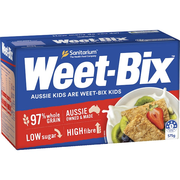 Sanitarium Weet-Bix Original Breakfast Cereal Large pack 575g (EXCLUSIVE)