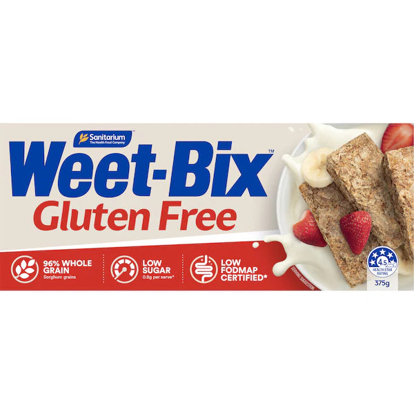 Sanitarium Weet-Bix Gluten Free Breakfast Cereal 375g (EXCLUSIVE)