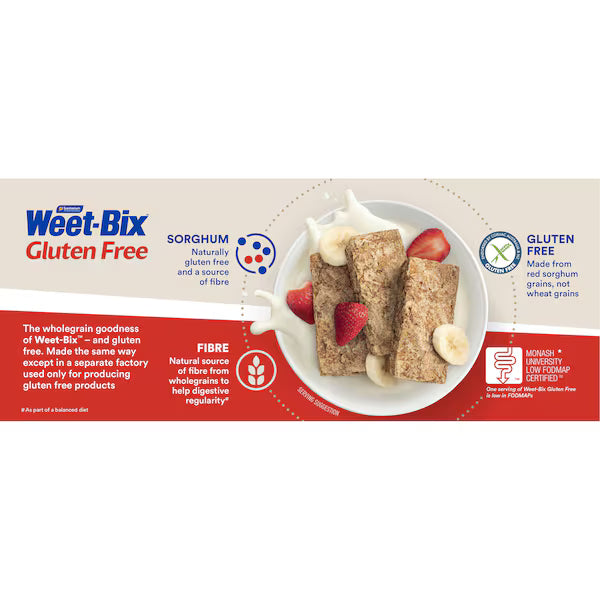 Sanitarium Weet-Bix Gluten Free Breakfast Cereal 375g (EXCLUSIVE)