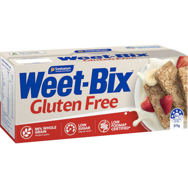 Sanitarium Weet-Bix Gluten Free Breakfast Cereal 375g (EXCLUSIVE)