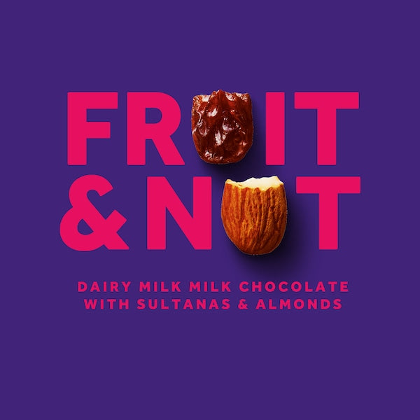 Cadbury Dairy Milk Fruit & Nut Chocolate Block 180g