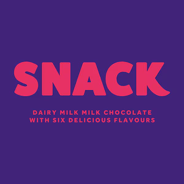 Cadbury Dairy Milk SNACK Chocolate Block 180g (Exclusive)