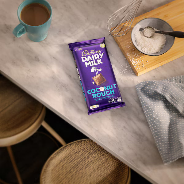 Cadbury Dairy Milk Coconut Rough 180g (EXCLUSIVE)