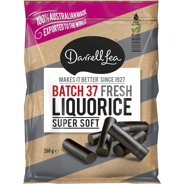 Darrell Lea Batch 37 Liquorice 260g (EXCLUSIVE)