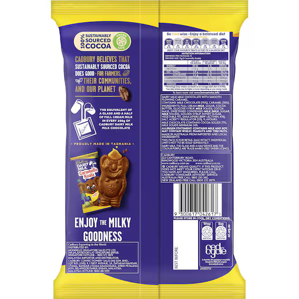 Cadbury Dairy Milk Caramello Koala 180g (Cheapest in the UAE)