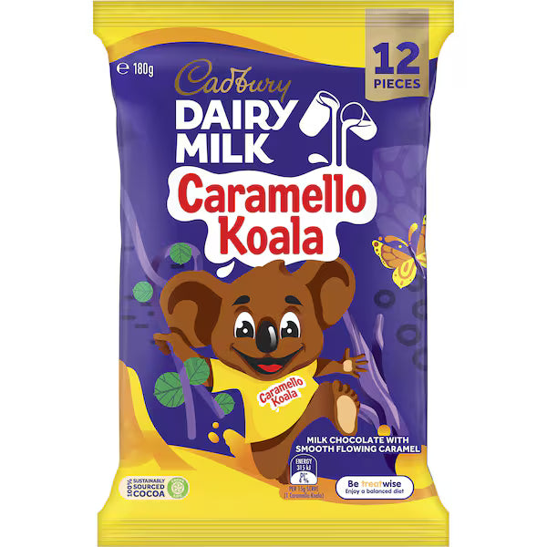 Cadbury Dairy Milk Caramello Koala 180g (Cheapest in the UAE)