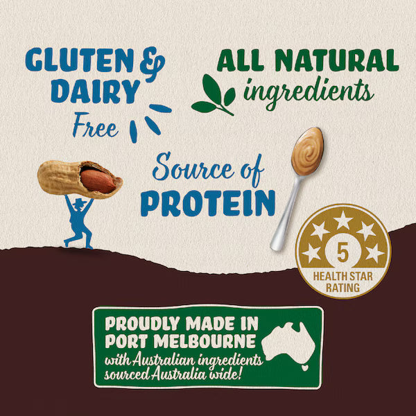 Bega Simply Nuts Smooth Natural Peanut Butter 325g (EXCLUSIVE)
