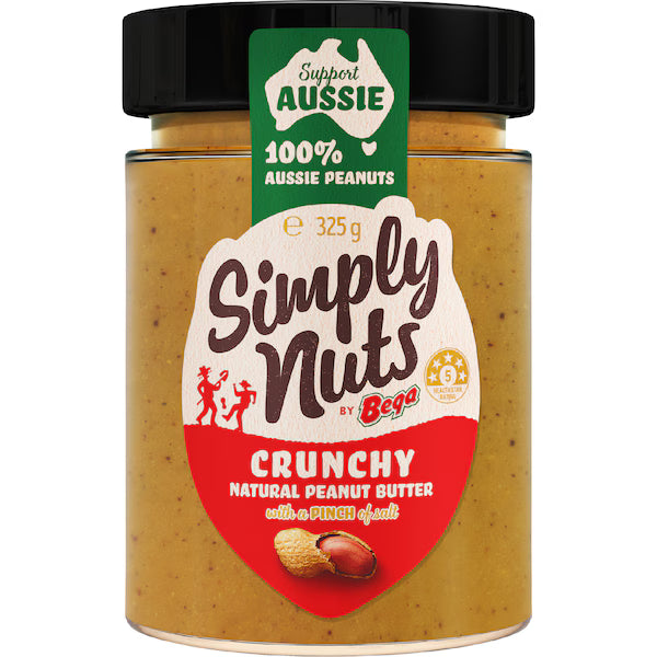 Bega Simply Nuts Crunchy Natural Peanut Butter 325g