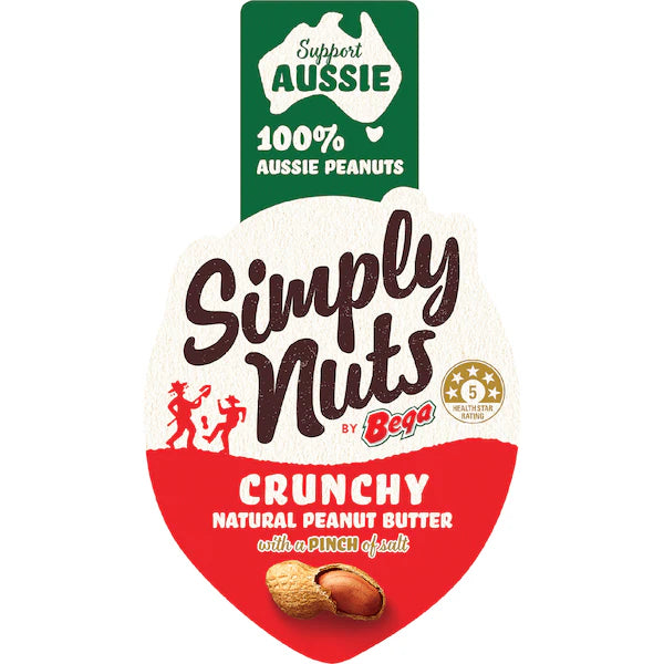 Bega Simply Nuts Crunchy Natural Peanut Butter 325g
