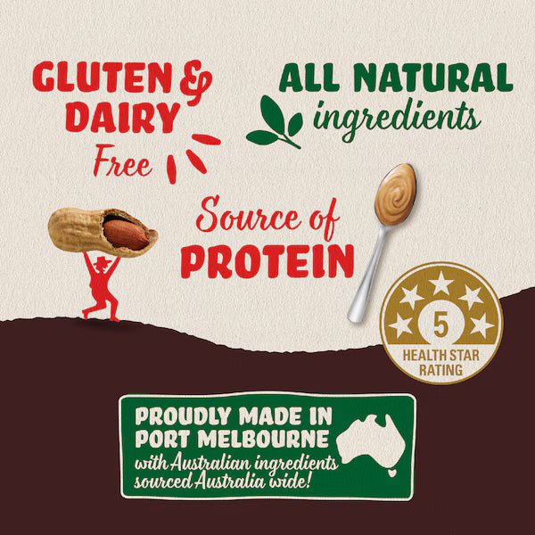 Bega Simply Nuts Crunchy Natural Peanut Butter 325g