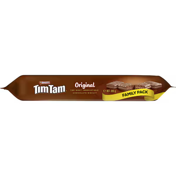Arnott's Tim Tam Chocolate Biscuits Original Family Pack 365g (EXCLUSIVE)