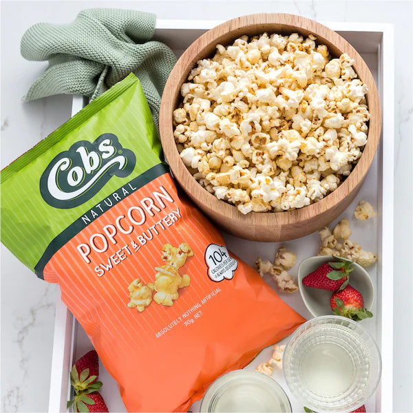 Cobs Natural Popcorn Sweet & Buttery 110g (Exclusive)