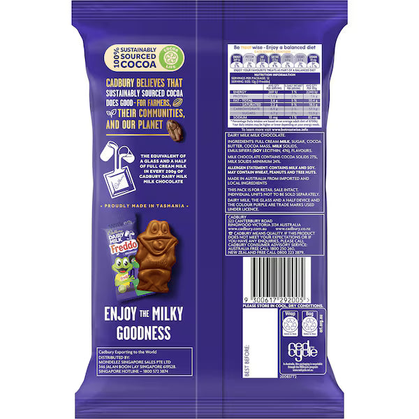 Cadbury Dairy Milk Chocolate Freddo Share Pack 12 Mini Bars 144g (Cheapest in the UAE)