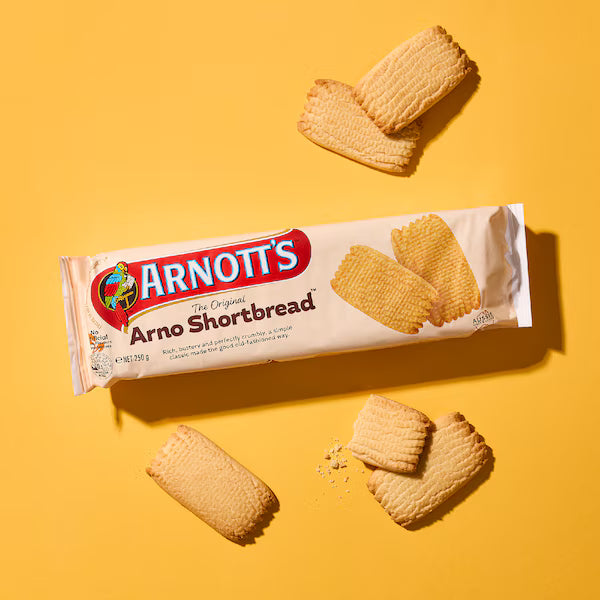 Arnott's Arno Shortbread Plain Biscuits 250g