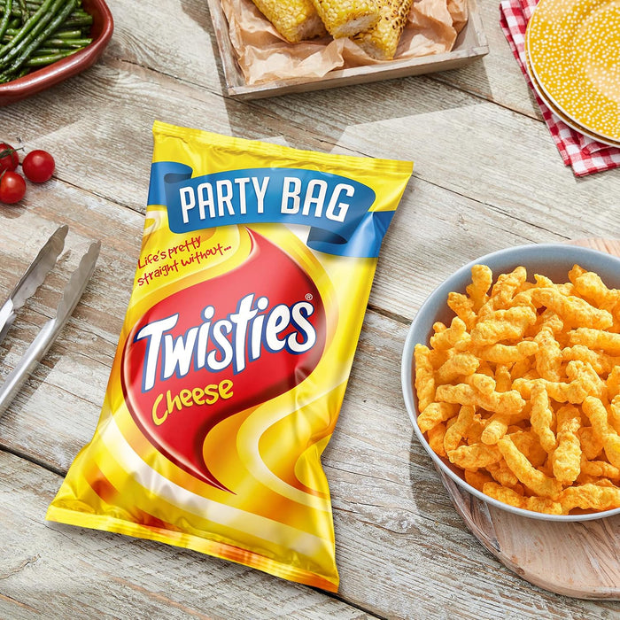 Smiths Twisties Cheese Snacks LARGE PARTY SIZE Bag 270g