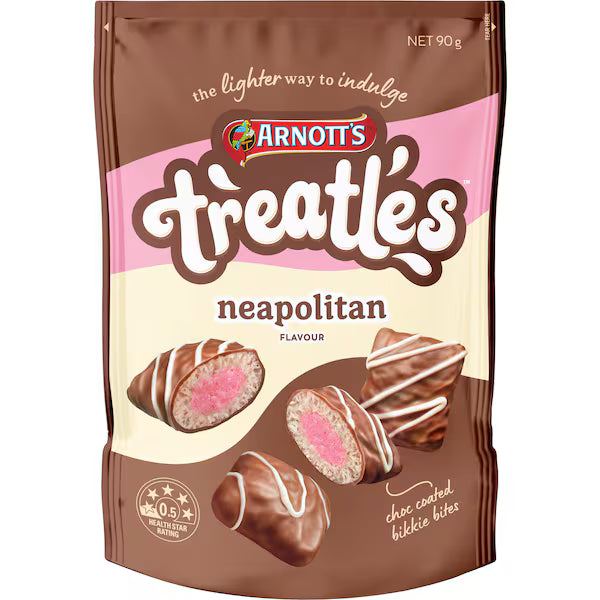 Arnott's Treatles Neapolitan Flavour 90g