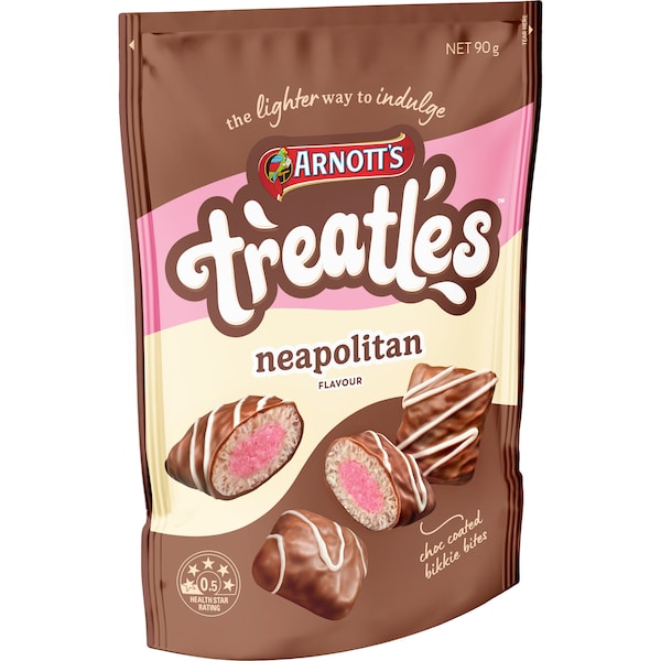 Arnott's Treatles Neapolitan Flavour 90g