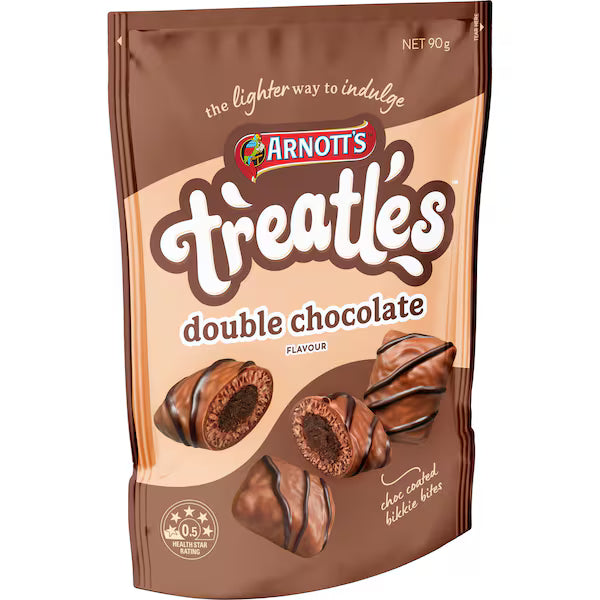 Arnott's Treatles Double Chocolate Flavour 90g