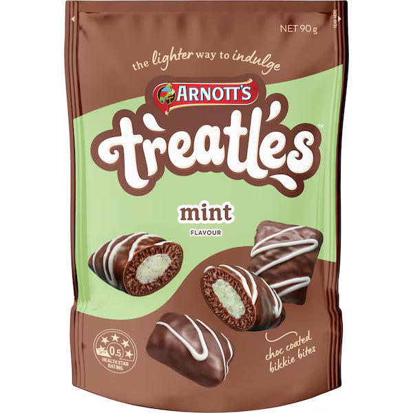 Arnott's Treatles Mint Flavour 90g