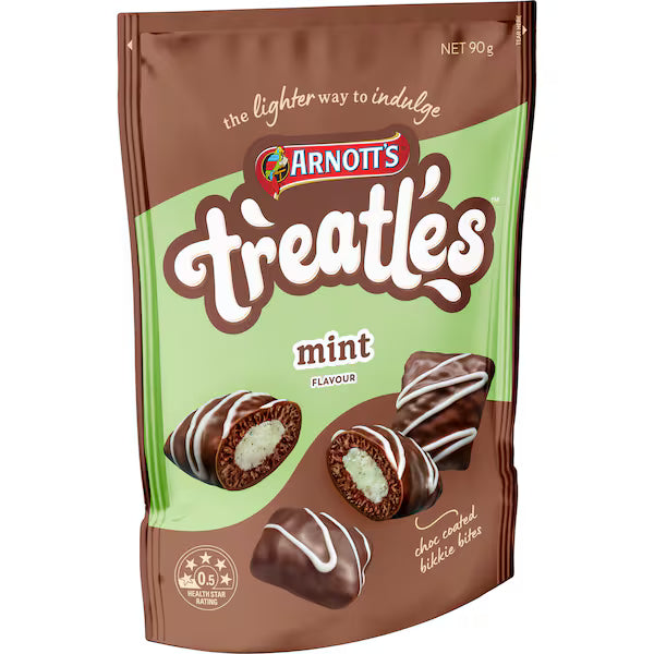 Arnott's Treatles Mint Flavour 90g