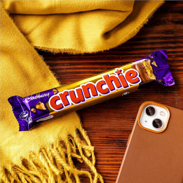 Cadbury Australian Crunchie Milk Chocolate Bar 50g (EXCLUSIVE)