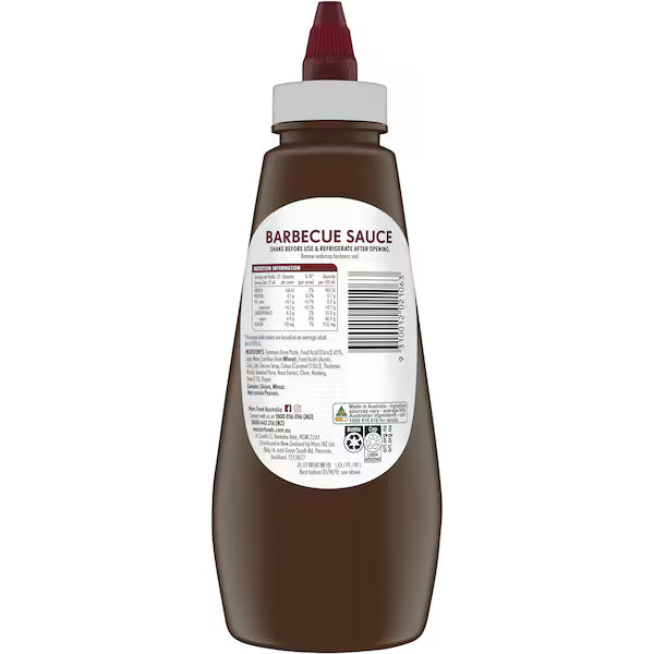 MasterFoods Australian Barbecue BBQ Sauce 500ml (EXCLUSIVE)