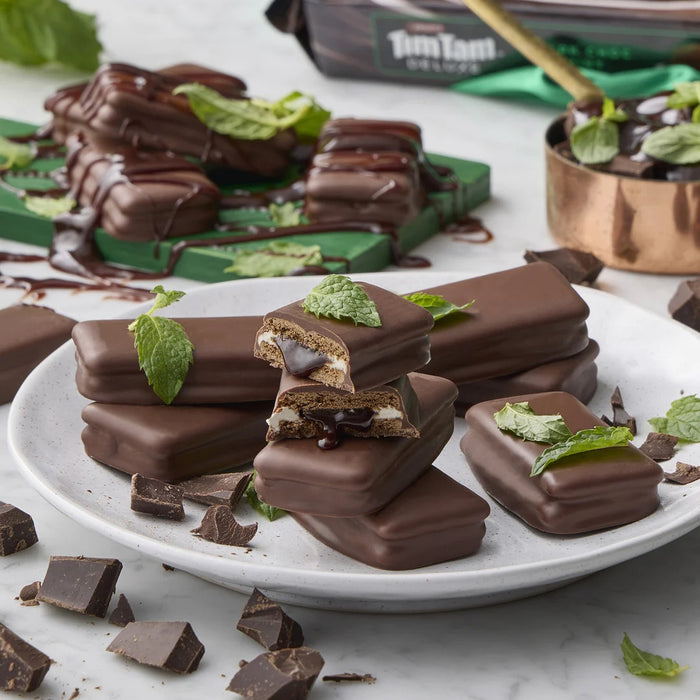 Arnott's Tim Tam DELUXE Dark Choc Mint Chocolate Biscuits 175g (Exclusive)