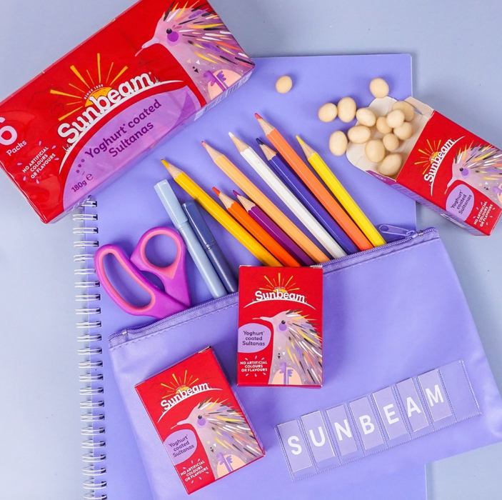 Sunbeam Yoghurt Coated Sultanas 6packs - 180g (Exclusive)