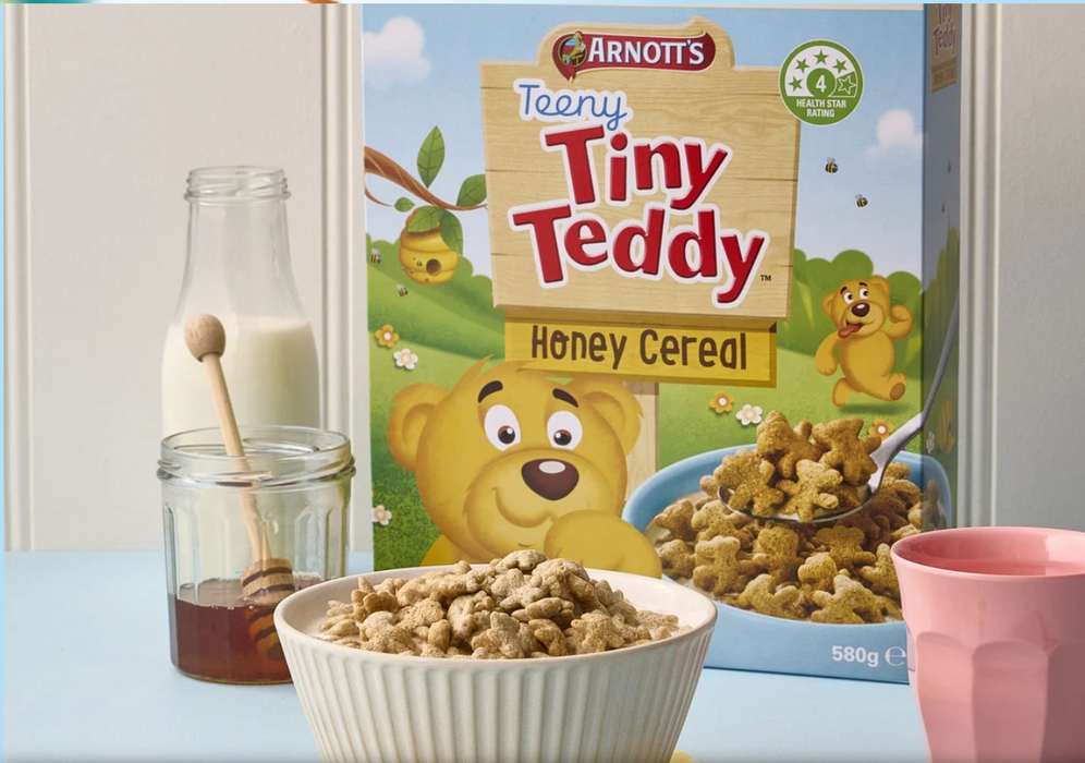 Arnott's Teeny Tiny Teddy Honey Cereal 350g (Exclusive)