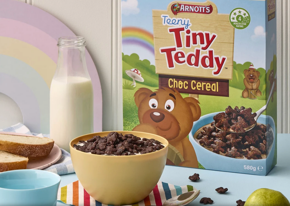 Arnott's Teeny Tiny Teddy Choc Cereal 350g ( Exclusive)