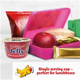 Aeroplane Ready To Eat Jelly Cup Snack Raspberry Flavour 120g (Exclusive)